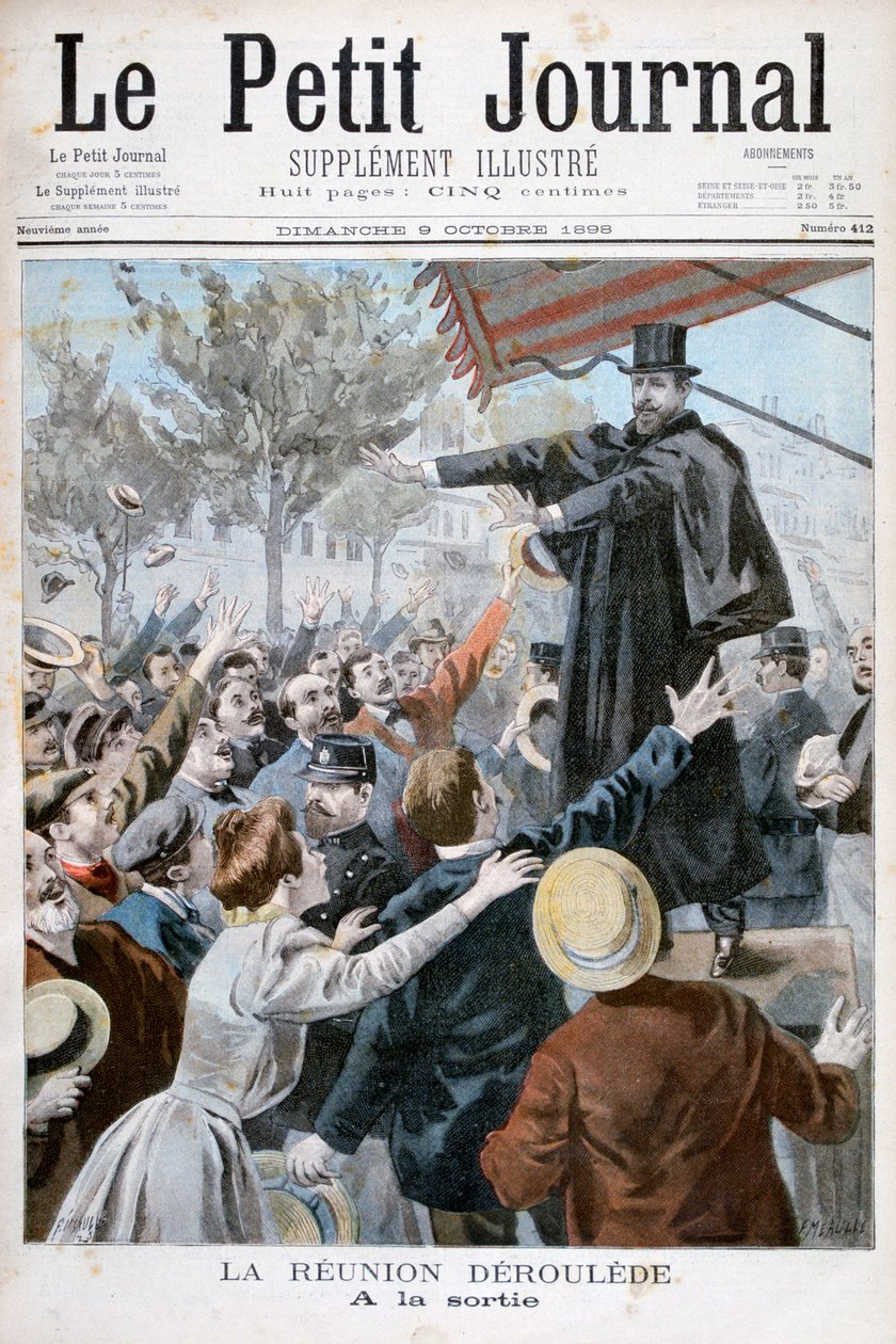 Paul Déroulède, fransk författare och politiker, 1898. av Fortuné Méaulle