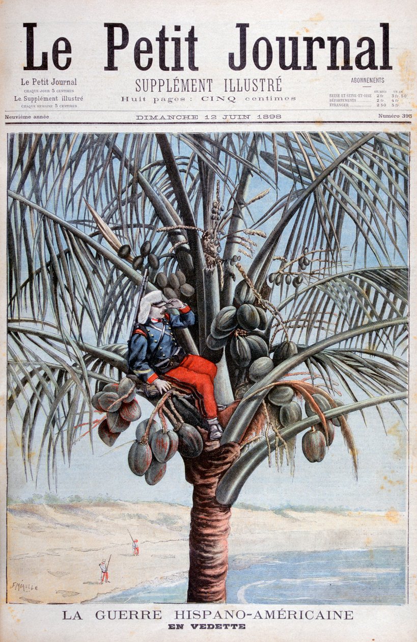 Spansk utkik, Spansk-amerikanska kriget, 1898 av Fortuné Méaulle