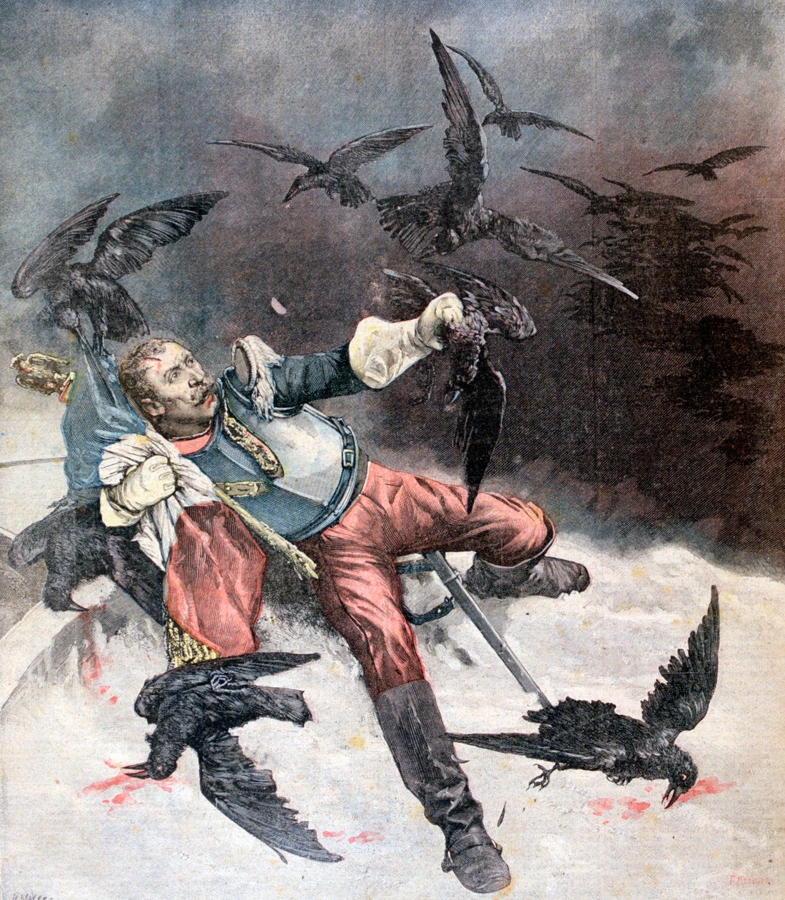 Korpen, 1890 av Fortuné Méaulle