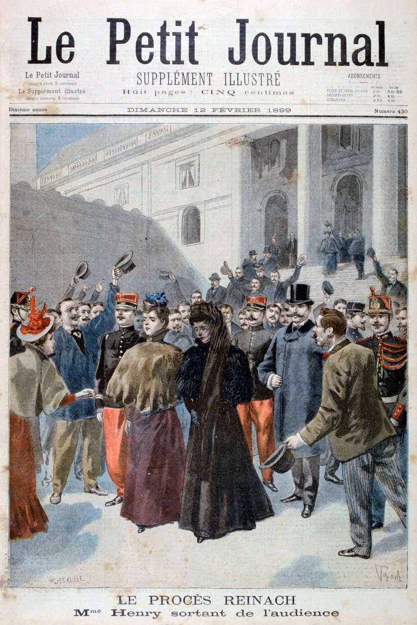 Reinachrättegången, 1899 av Fortuné Méaulle