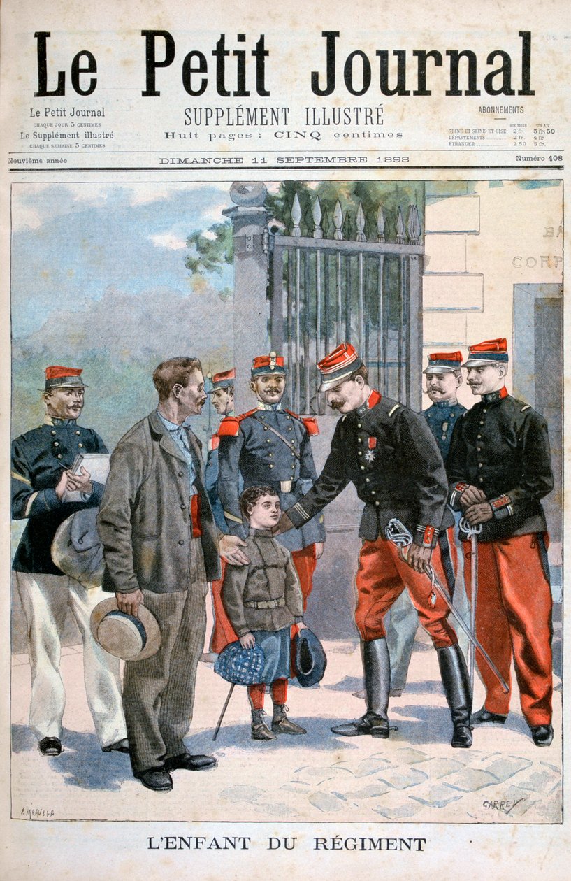 Regementets barn, 1898 av Fortuné Méaulle