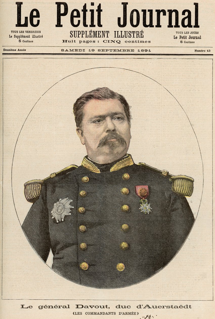 General Louis Nicolas Davout (1770-1823) hertig av Auerstaedt, från 