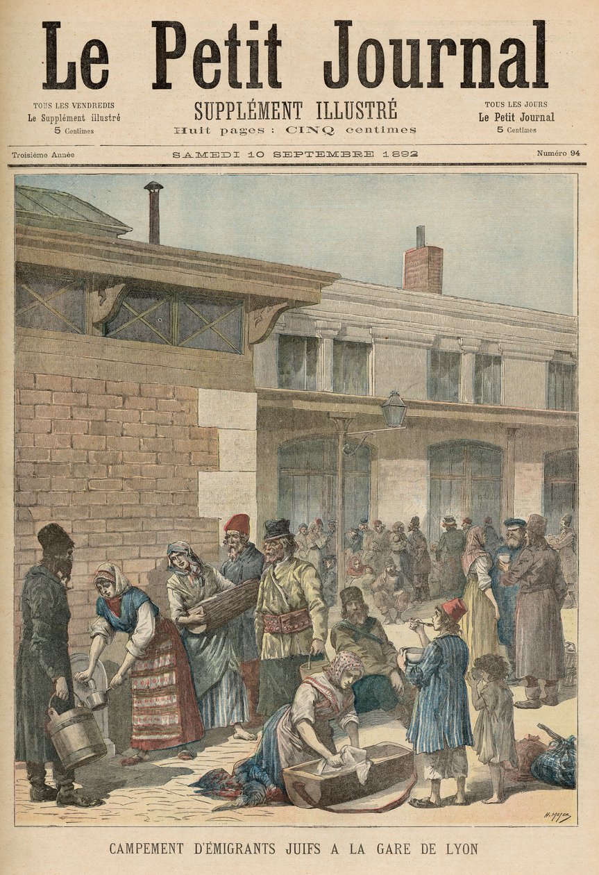 Judiskt flyktingläger i Gare de Lyon, från 