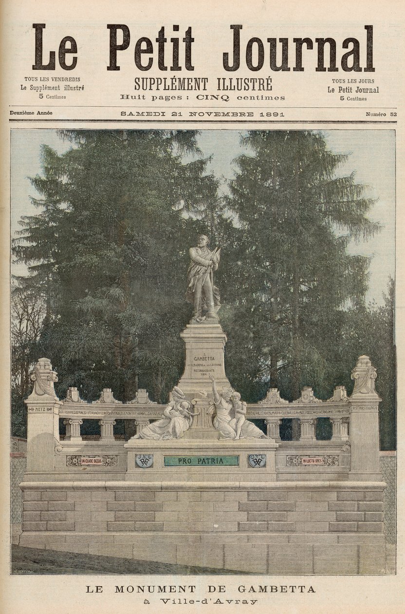 Monument till Gambetta i Ville-d