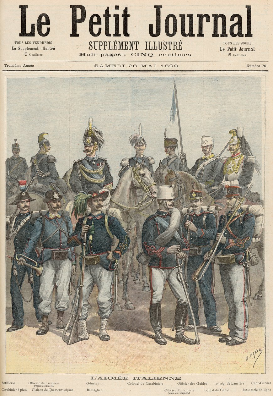 Den italienska armén, från 