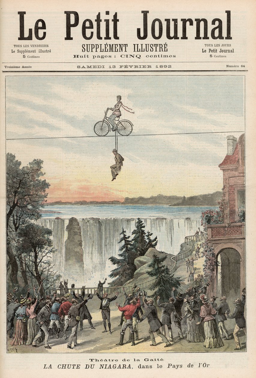 Theatre de la Gaite artister vid Niagara Falls, från 
