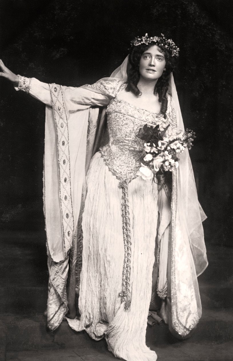 Dorothea Baird 1875-1933, engelsk skådespelerska, tidigt 1900-tal. av Foulsham and Banfield
