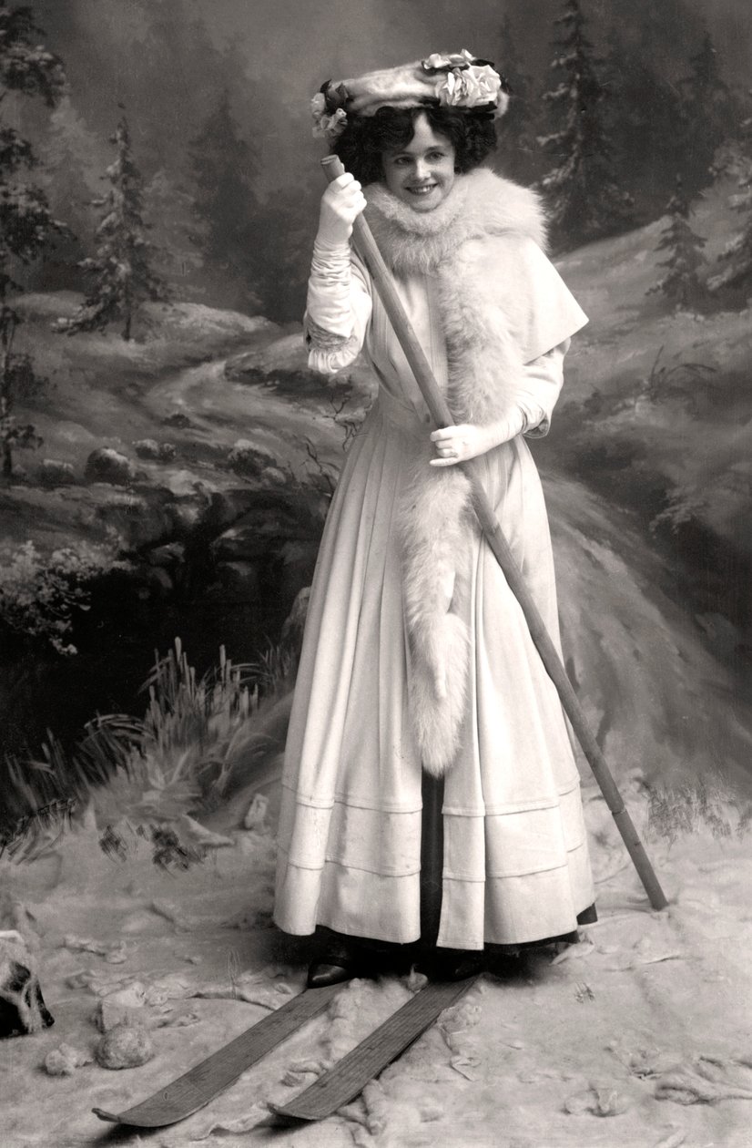 Gertie Millar 1879-1952, engelsk skådespelerska, 1906. av Foulsham and Banfield