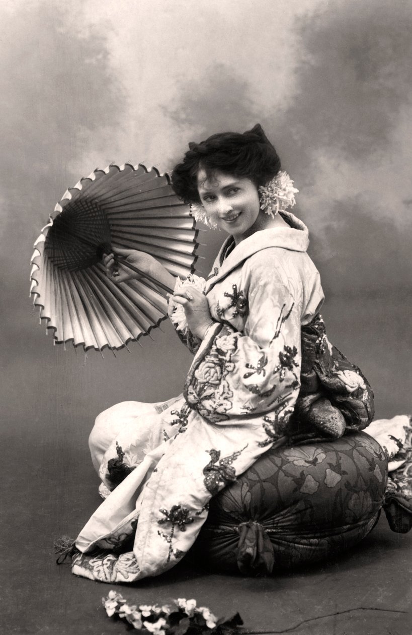 Isabel Jay 1879-1927, operasångerska och skådespelerska, 1906. av Foulsham and Banfield