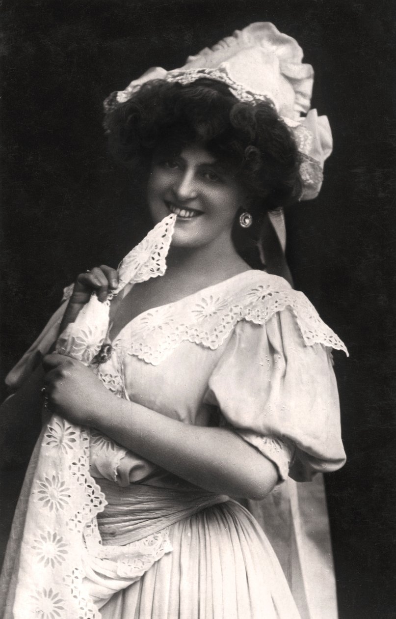 Marie Studholme 1875-1930, engelsk skådespelerska, 1900-tal. av Foulsham and Banfield