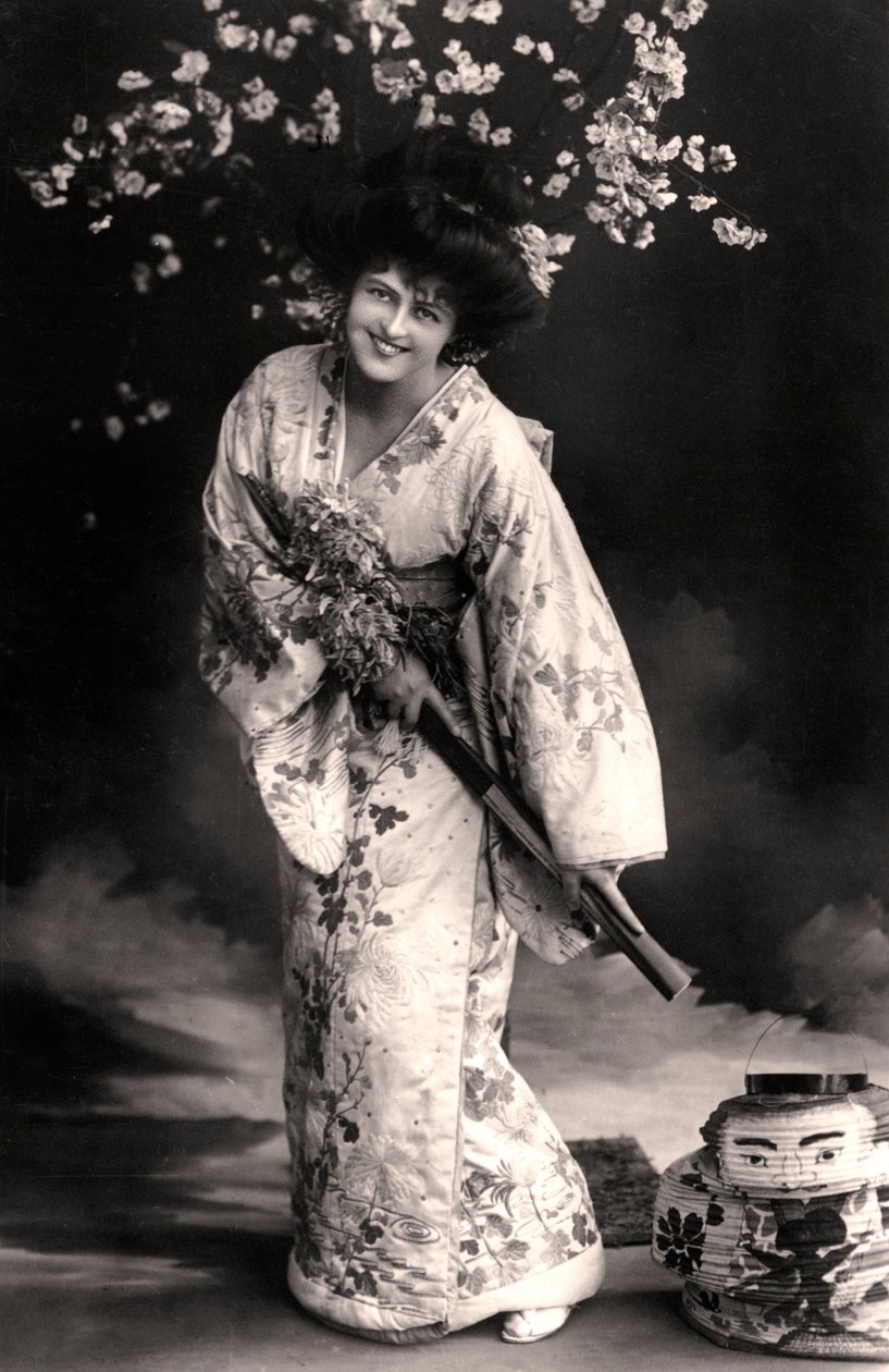 Marie Studholme 1875-1930, engelsk skådespelerska, 1900-talet. av Foulsham and Banfield
