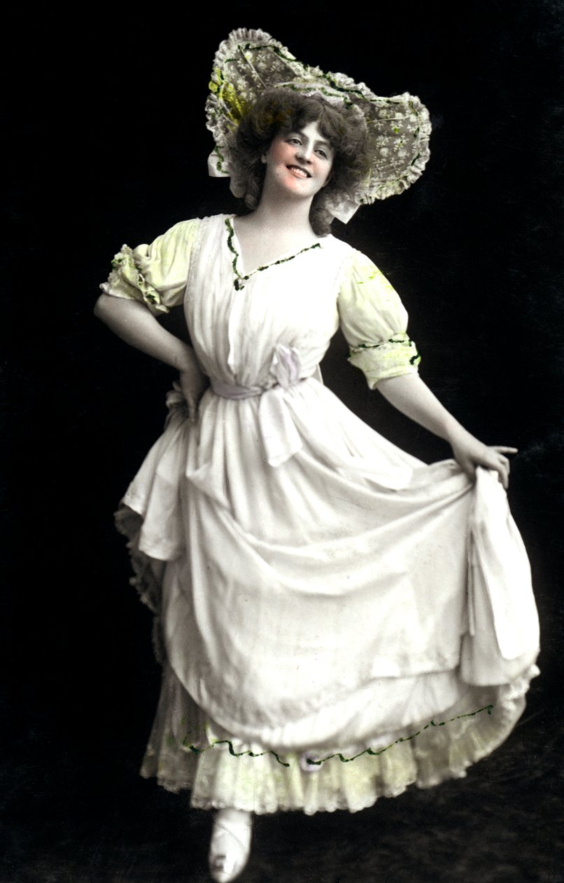 Marie Studholme 1875-1930, engelsk skådespelerska, tidigt 1900-tal. av Foulsham and Banfield