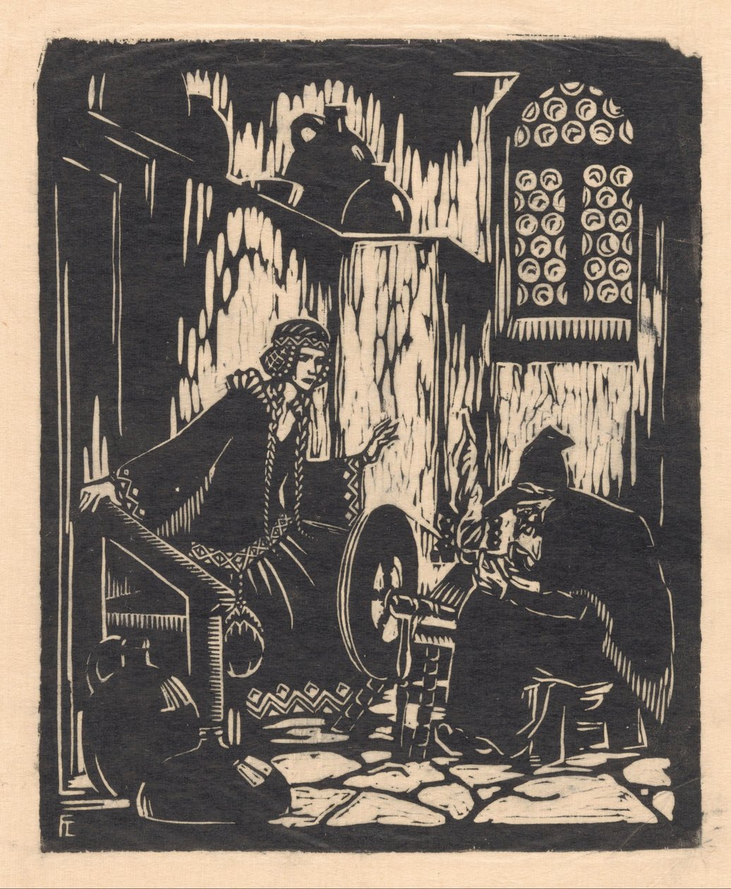 Törnrosa (originaltitel på objekt) av Fré Cohen (signed by artist)