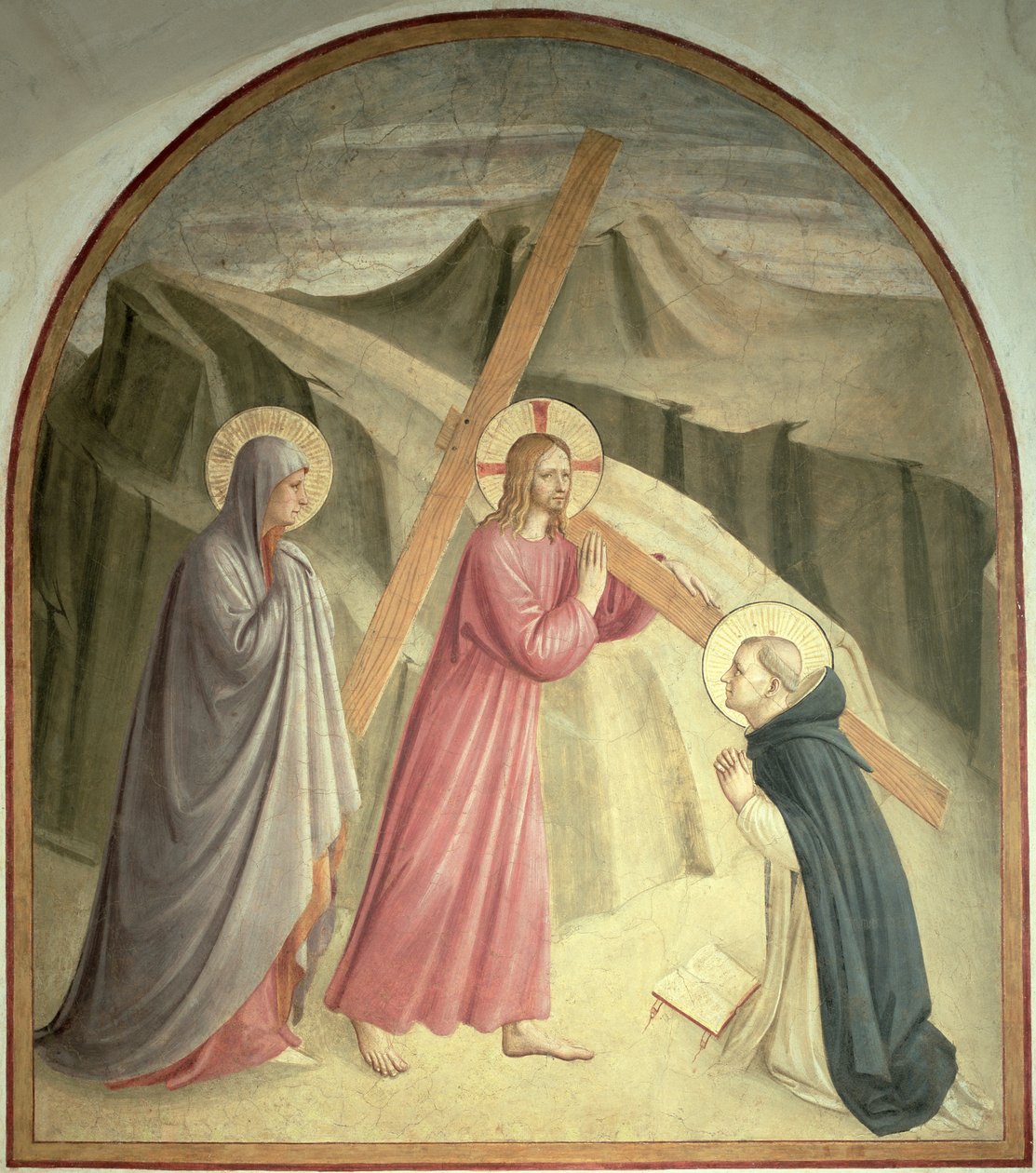 Kristus som bär korset, ca 1438-45 av Fra Angelico