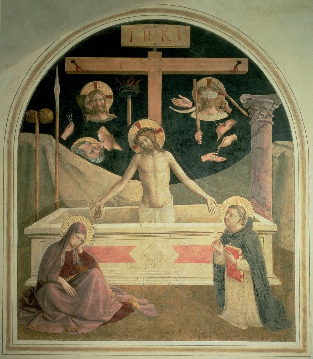Kristus som stiger upp ur sin grav, ca 1438-45 av Fra Angelico