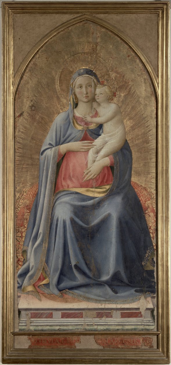 Madonna och barn, ca 1430-talet (tempera på panel) av Fra Angelico