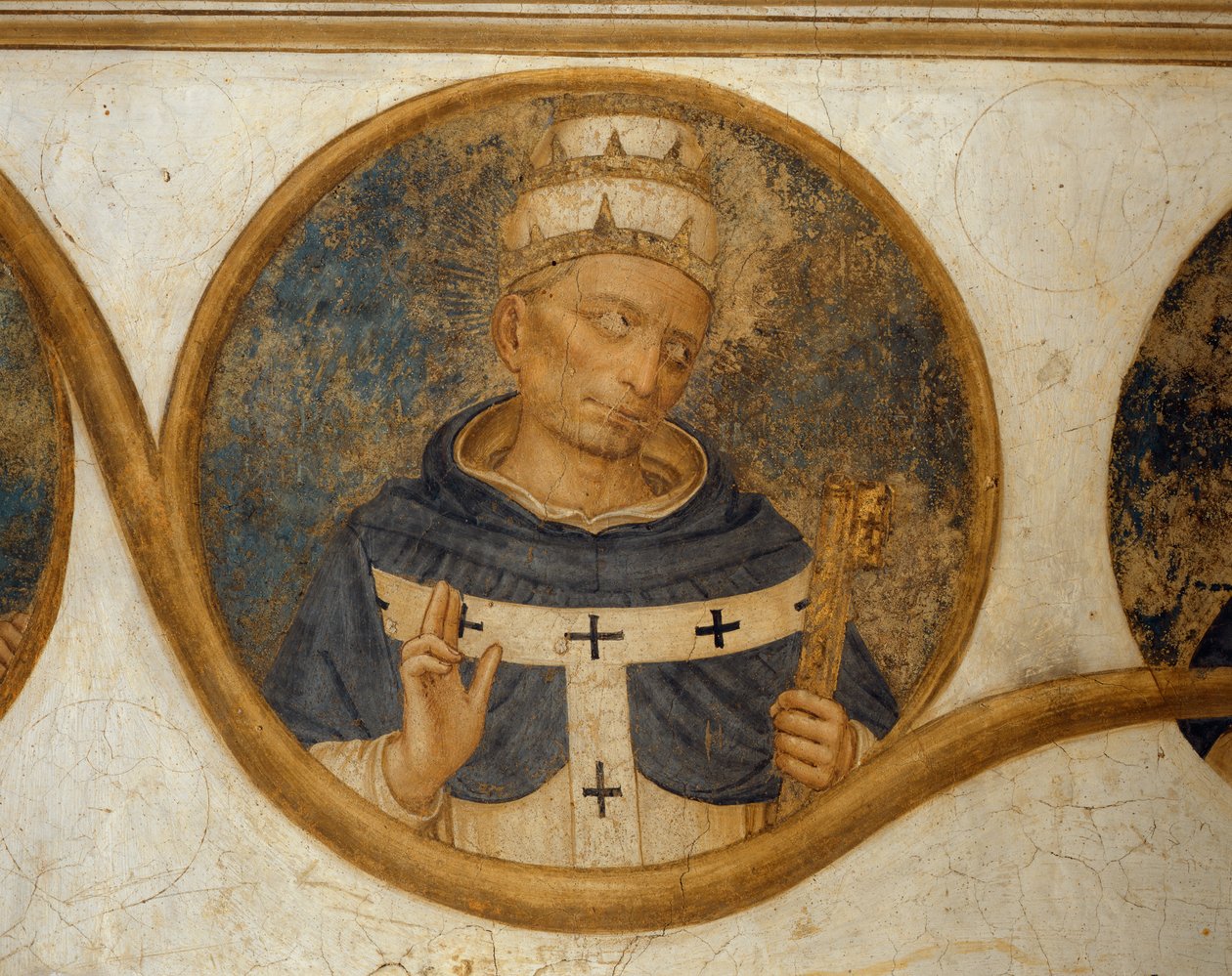 Pope Penitito XI swed av Fra Angelico