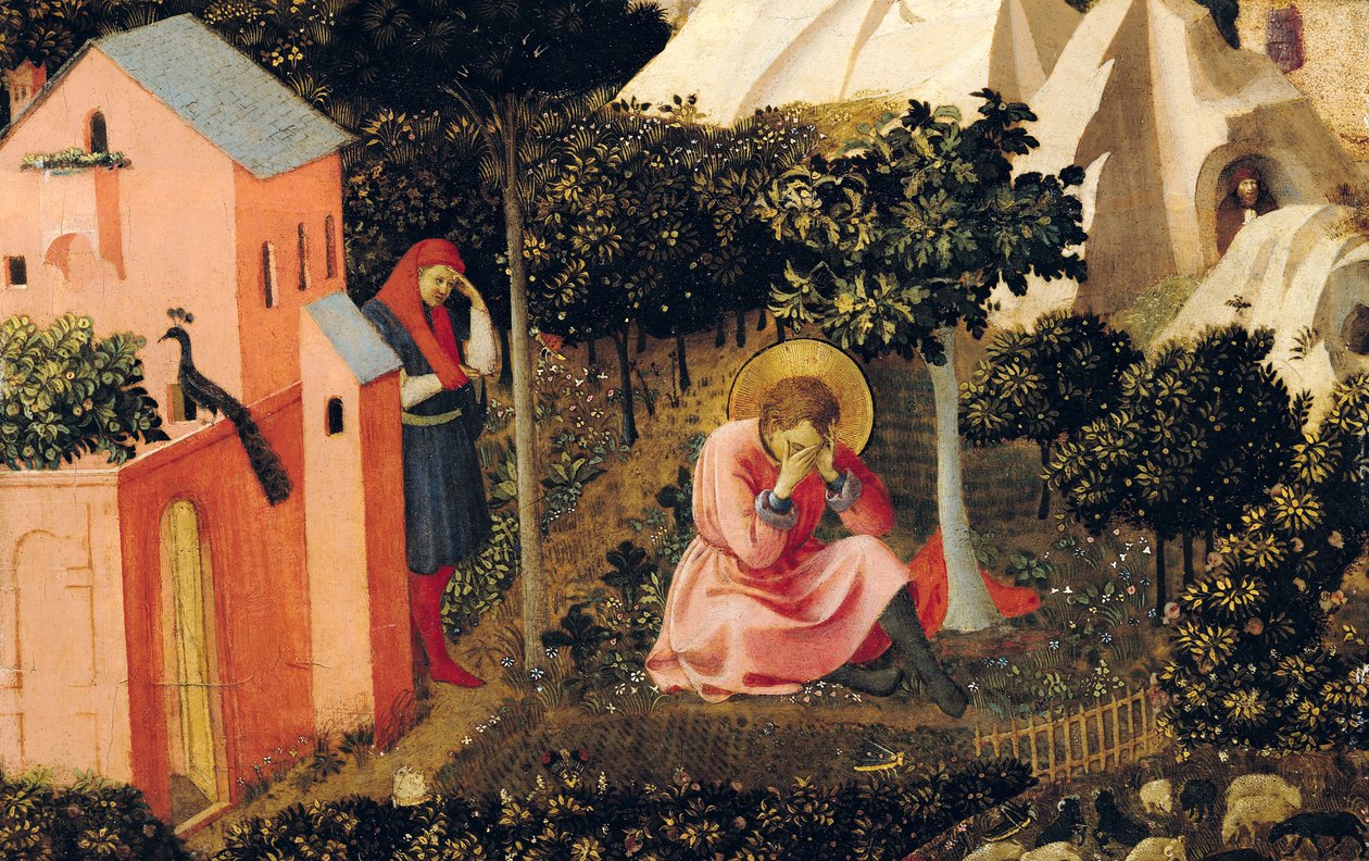 The Conversion of St. Augustine (tempera på panel) av Fra Angelico