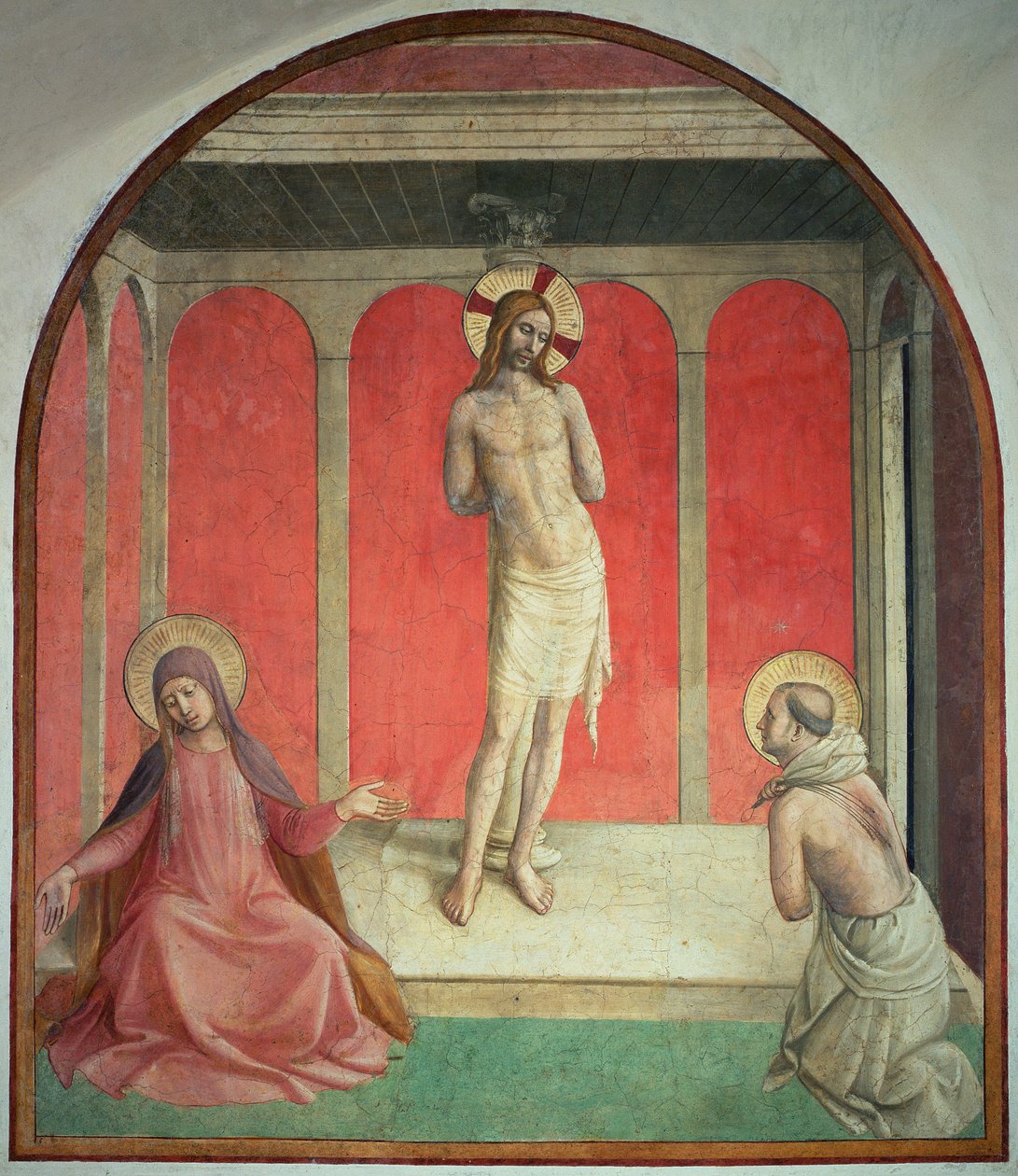 Flagelationen, 1442 av Fra Angelico