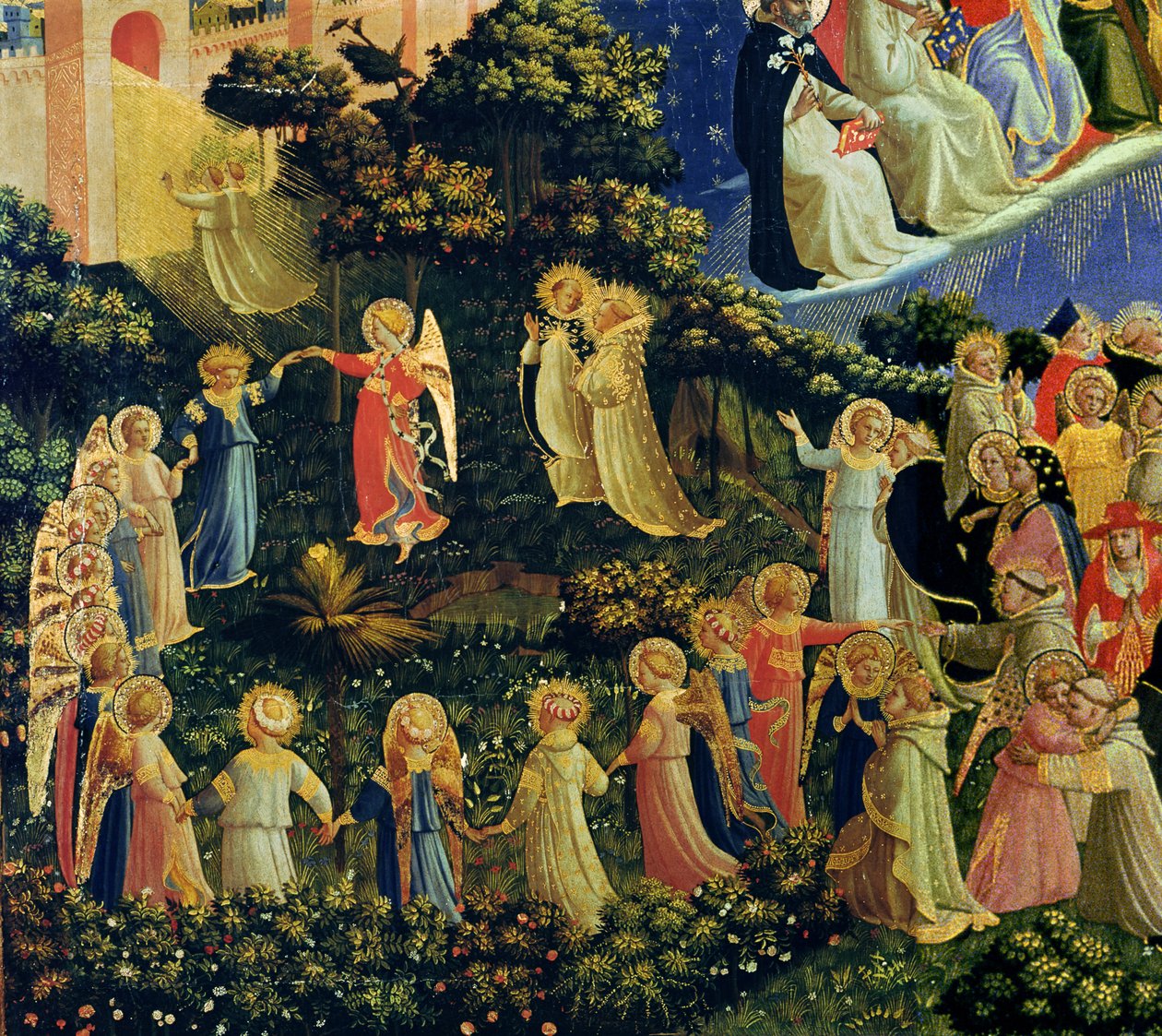O le Faamasinoga Mulimuli (temper on panel) (detail)swed av Fra Angelico
