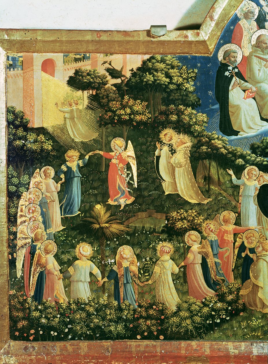 The Last Judgment (tempera på panel) (detalj) av Fra Angelico
