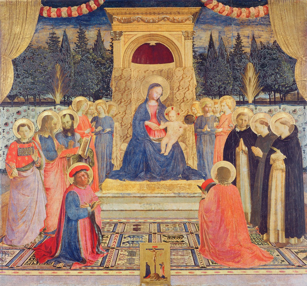 San Marco-altartavlan, ca 1438-40 (tempera på panel) av Fra Angelico