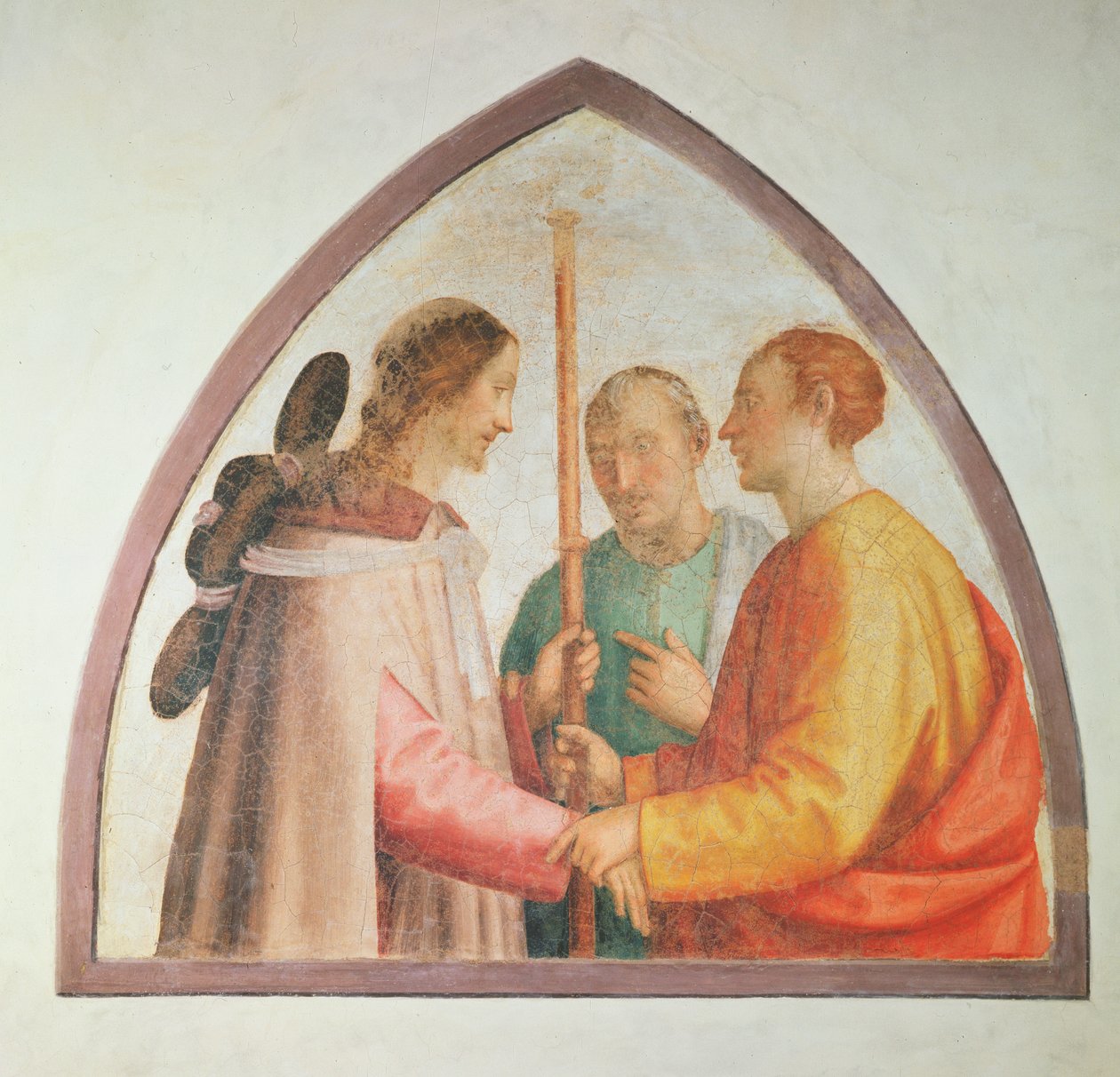 Kristus uppenbarar sig på vägen till Emmaus av Fra Bartolommeo