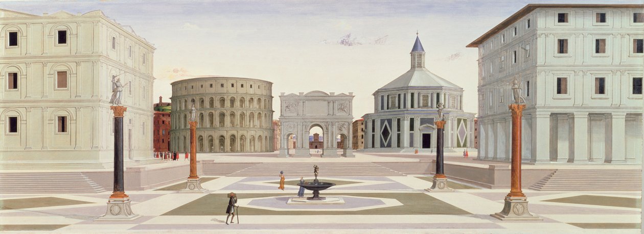 Den idealiska staden, ca 1480 av Fra Carnevale
