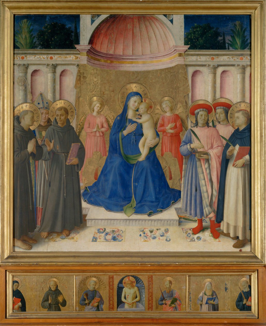 Altaret i Bosco ai Frati av Fra (c.1387-1455) Angelico