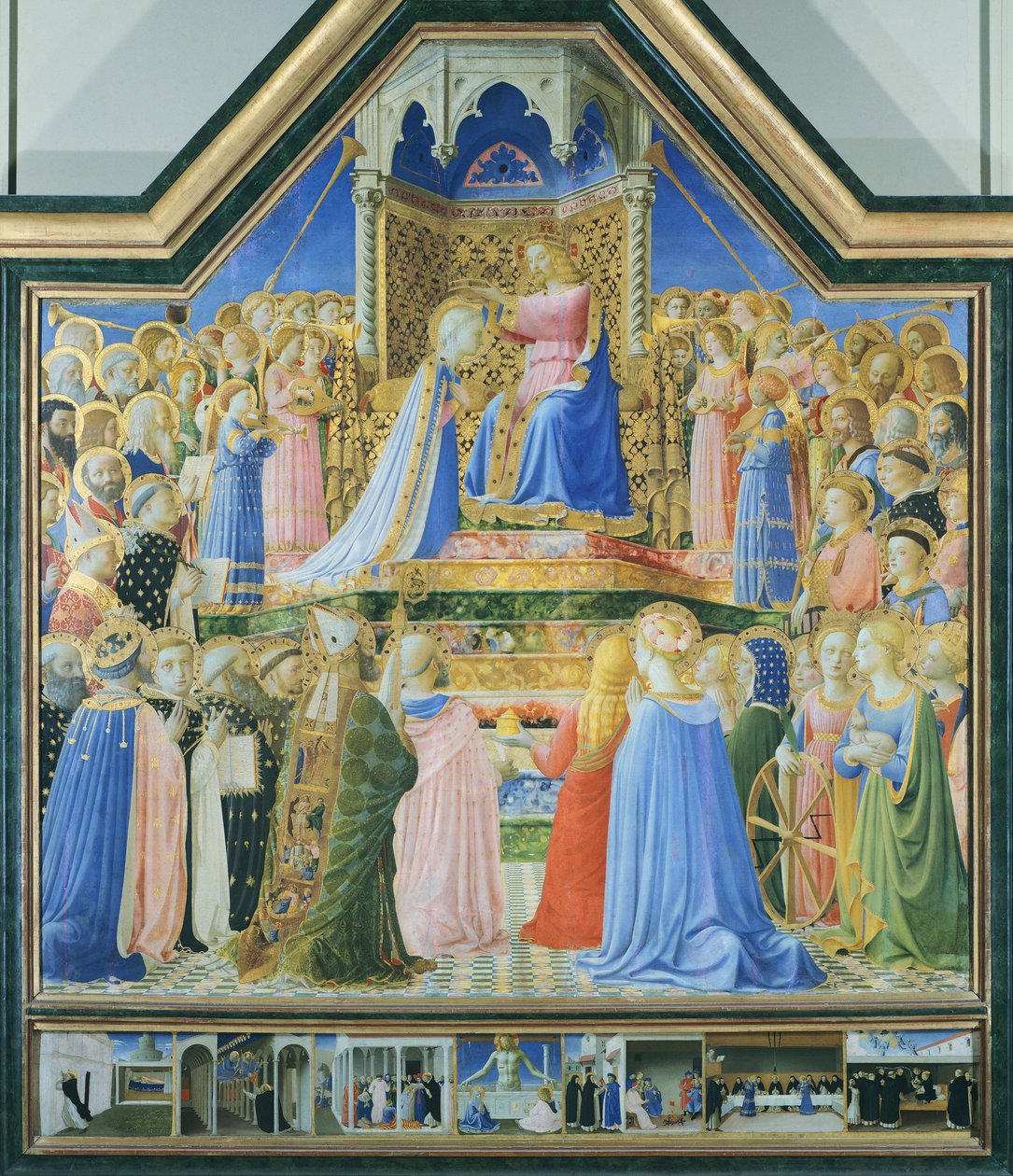 Jungfruns kröning av Fra (c.1387 1455) Angelico