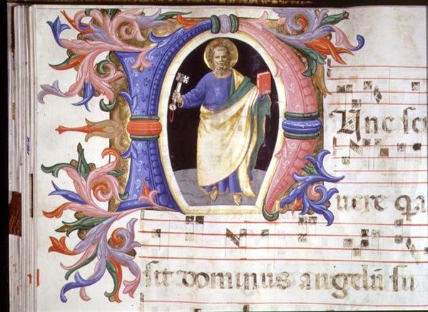Ms 558 f.60v Historikerad initial 