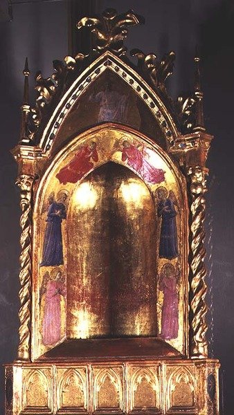 Tabernaklet med Kristus och änglarna av Fra (c.1387 1455) Angelico