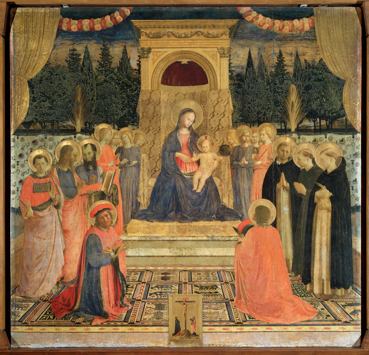 Altartavla av San Marco, ca. 1438-1440 (tempera på panel) av Fra  Angelico