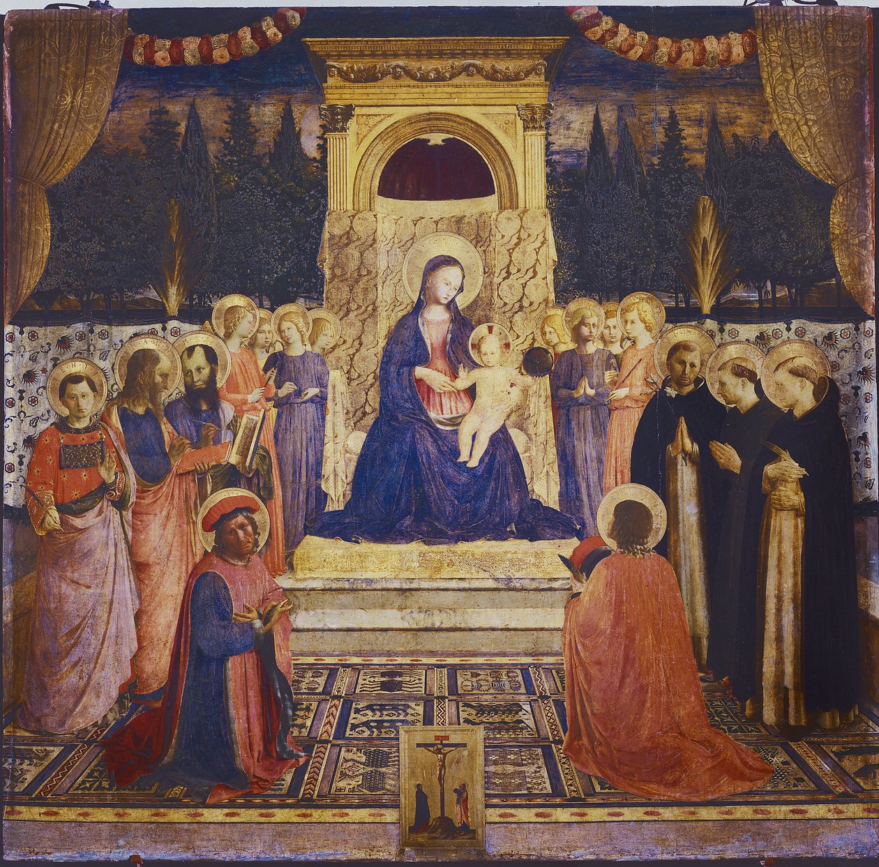 Altartavla av San Marco, cirka 1438-1440 (tempera på träpanel) av Fra  Angelico