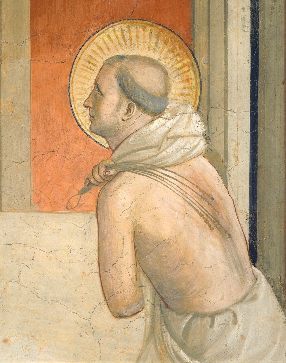 Kristus i kolumnen, Jungfru och gestalt av ångerfull dominikansk helgon av Fra (c.1387 1455) Angelico