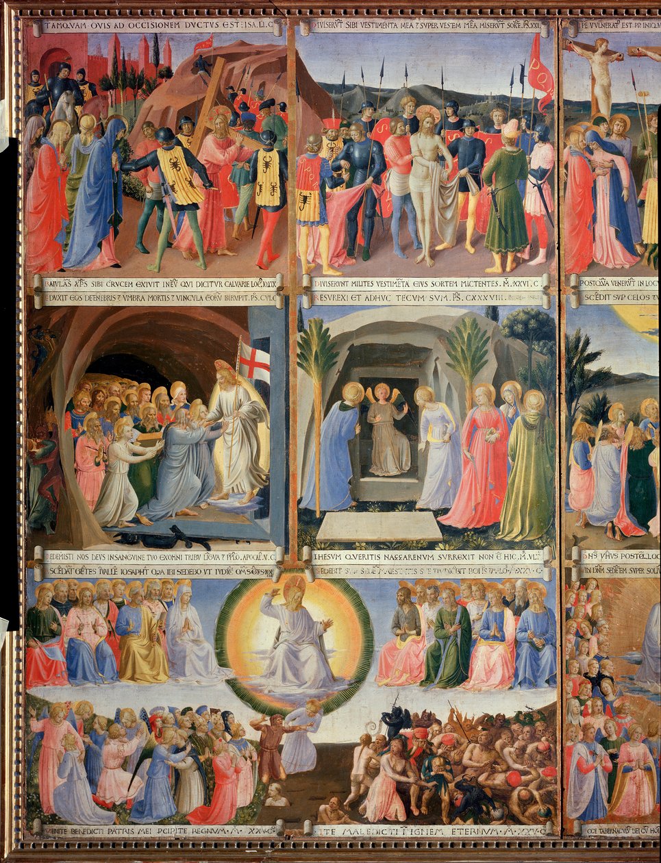 Life of Christ, Garderob av silver. (Tempera på trä av Fra  Angelico