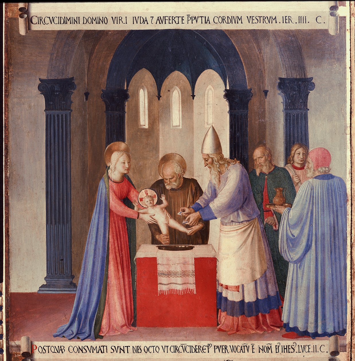 Kristi liv: omskärelsen, Armadio degli Argenti. (Tempera på trä av Fra  Angelico