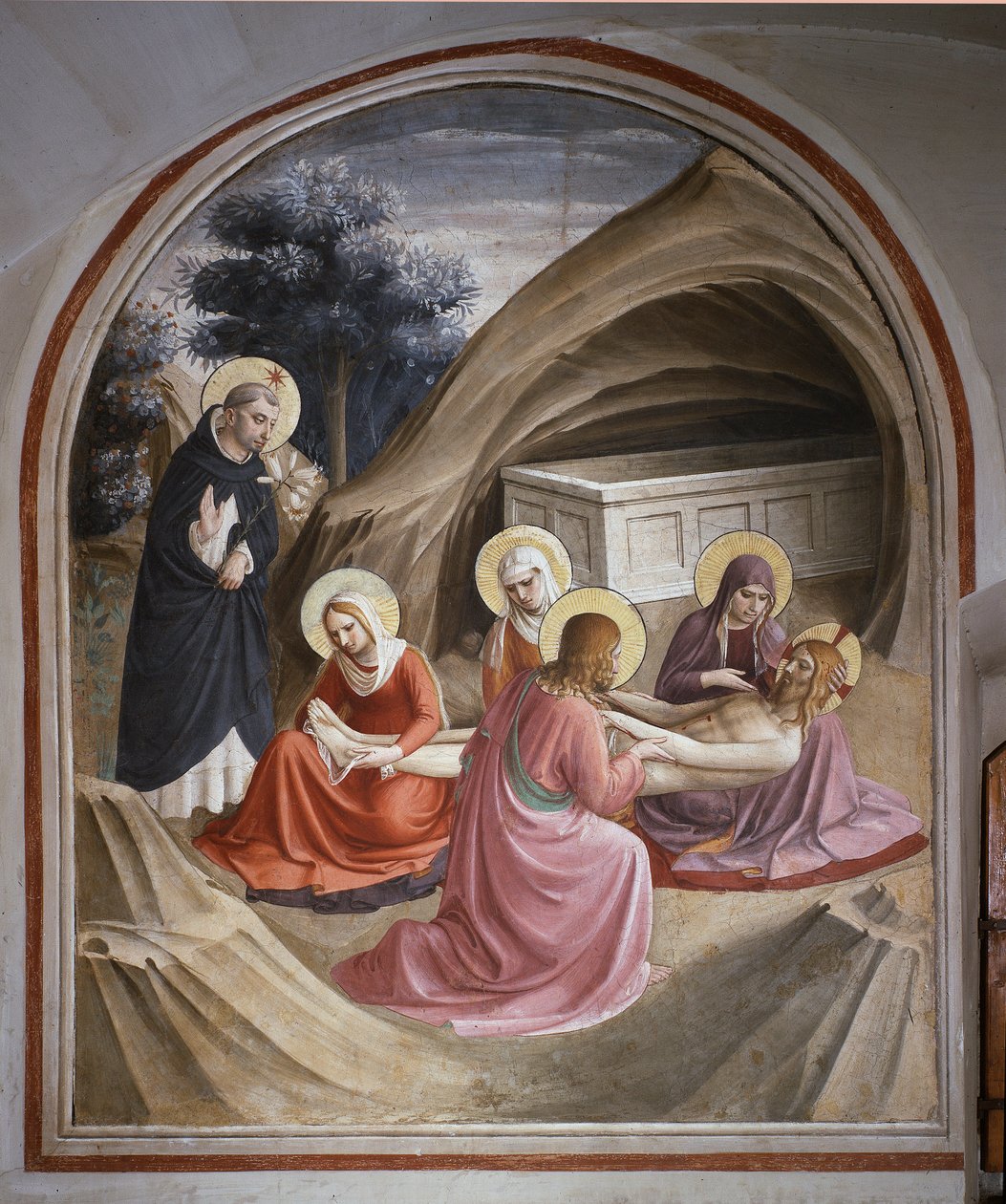 Kristi klagan (fresko av Fra  Angelico