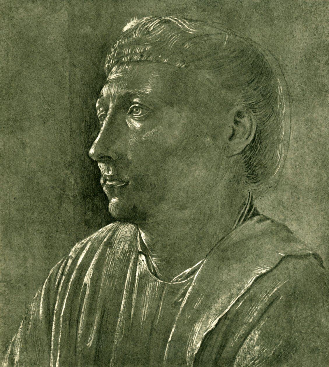 Byst av en präst, c1450, 1943. av Fra Angelico