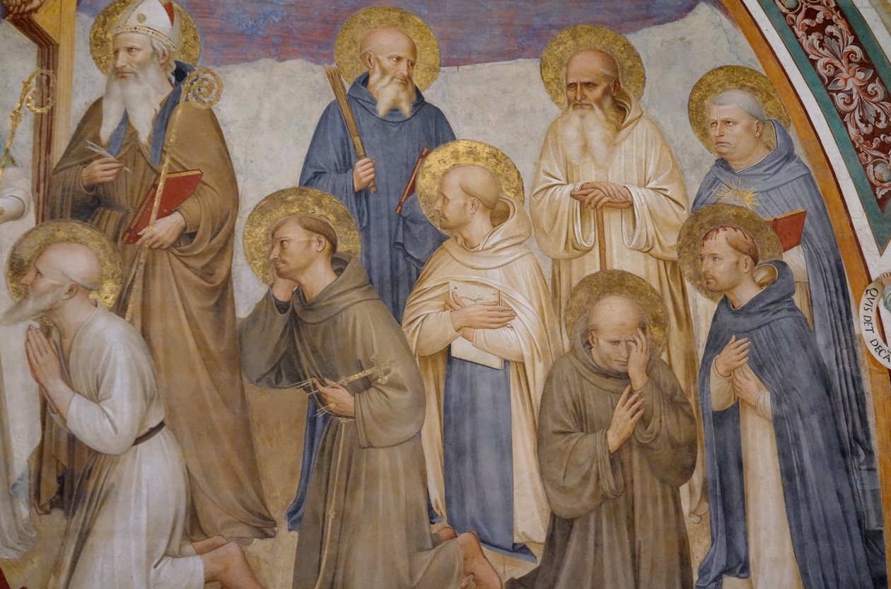 Korsfästelse med helgon av Fra Angelico