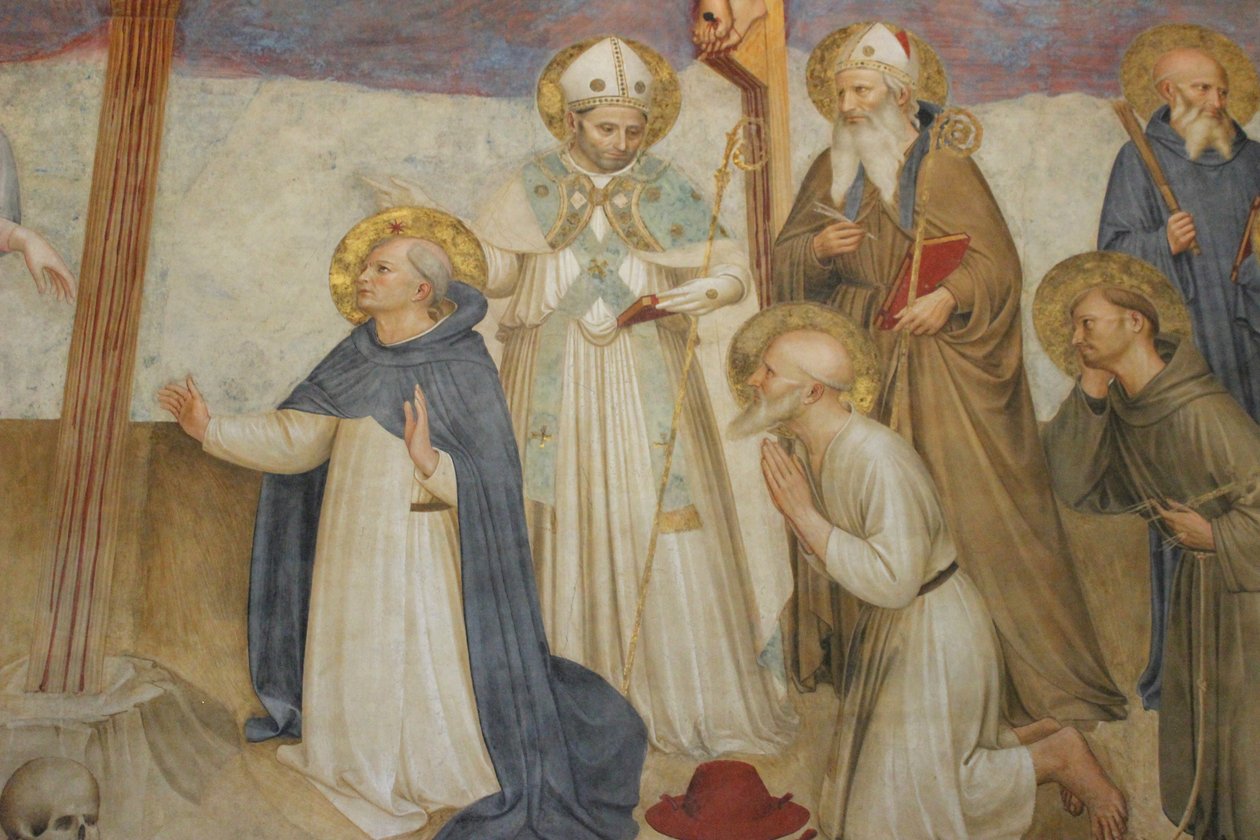 Korsfästelse med helgon av Fra Angelico