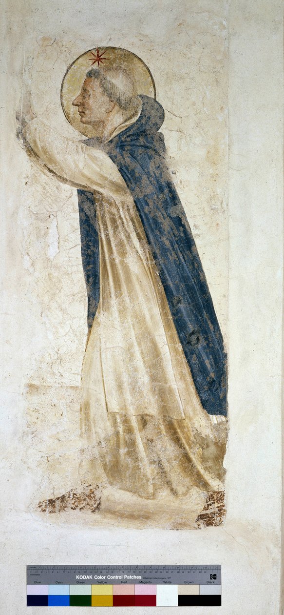 Detalj av Saint Dominic av Fra Angelico