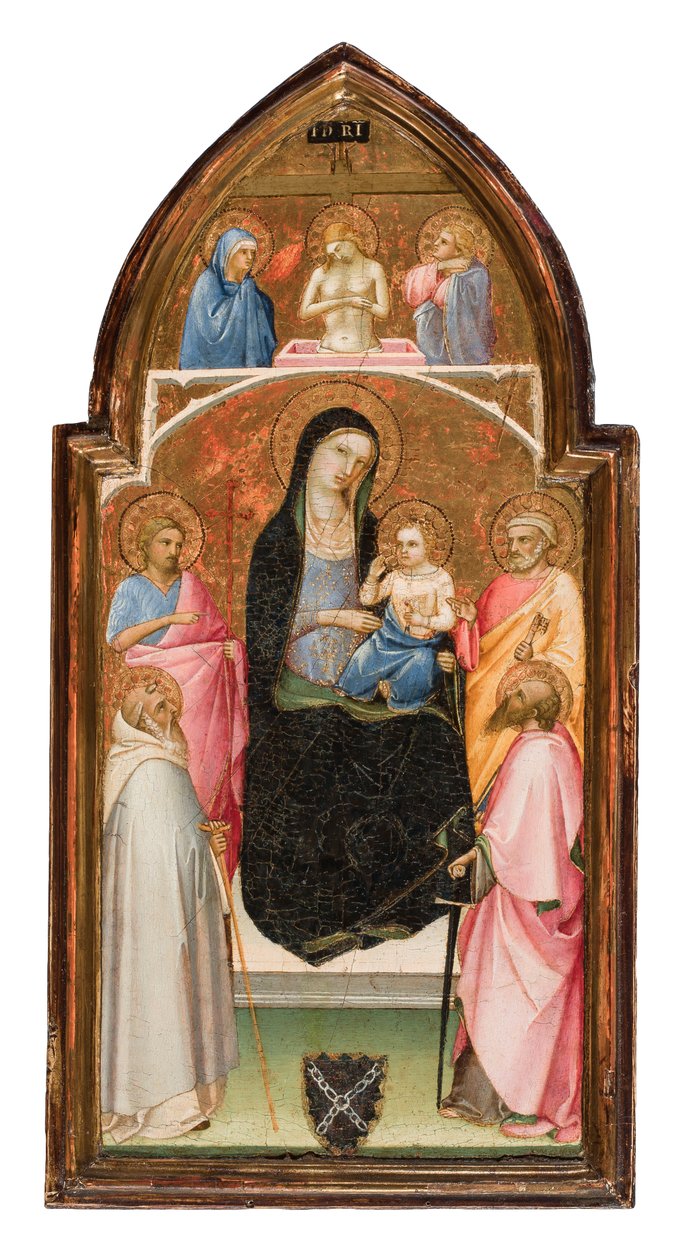 Madonna med barn och helgon av Fra Angelico