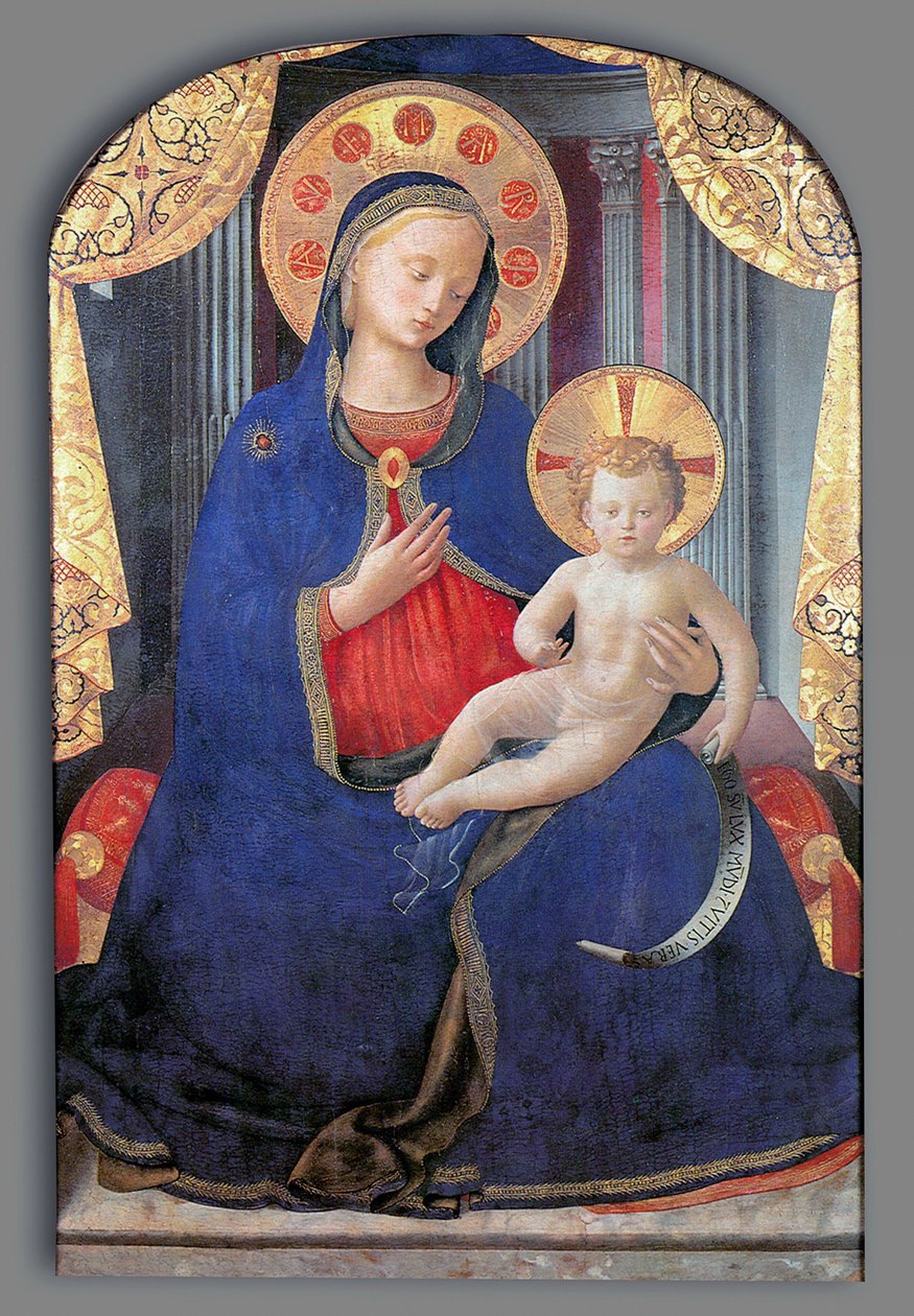 Ödmjukhetens madonna av Fra Angelico