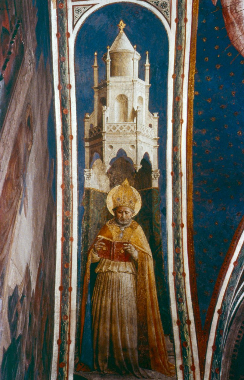St Ambrosius, mitten av 1400-talet av Fra Angelico