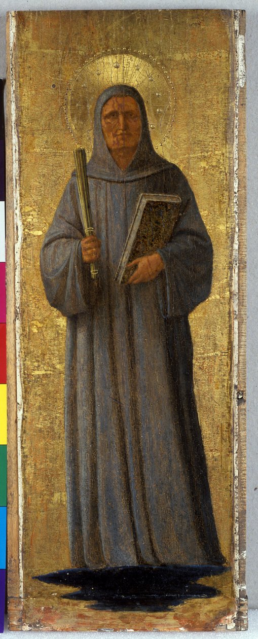 S:t Bernard av Clairvaux, ca 1435-40 (tempera på poppelträ) av Fra Angelico
