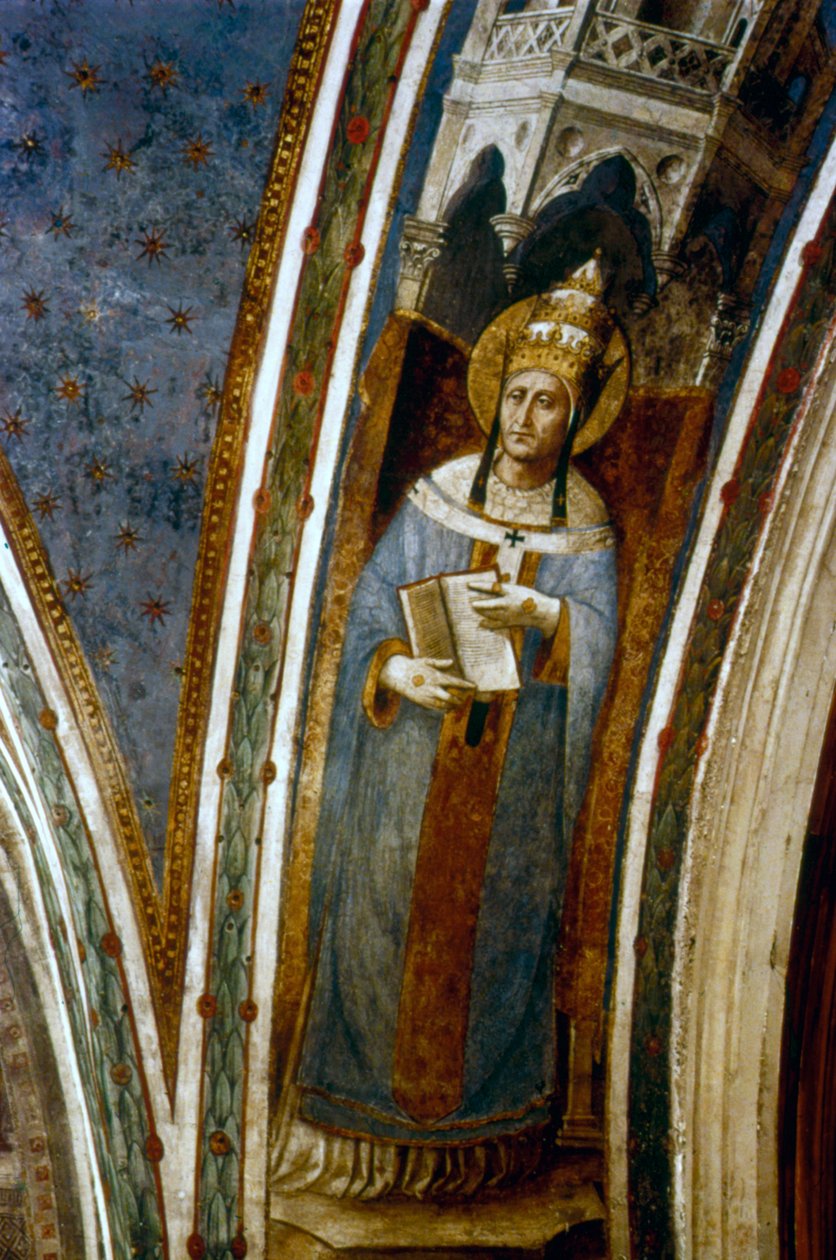 St Gregory, mitten av 1400-talet av Fra Angelico