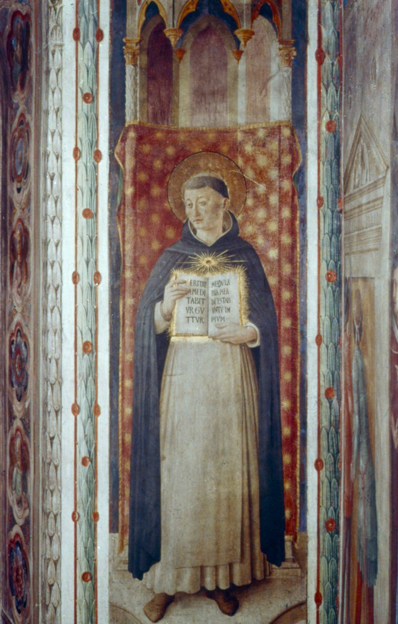 St Thomas av Aquino, mitten av 1400-talet av Fra Angelico