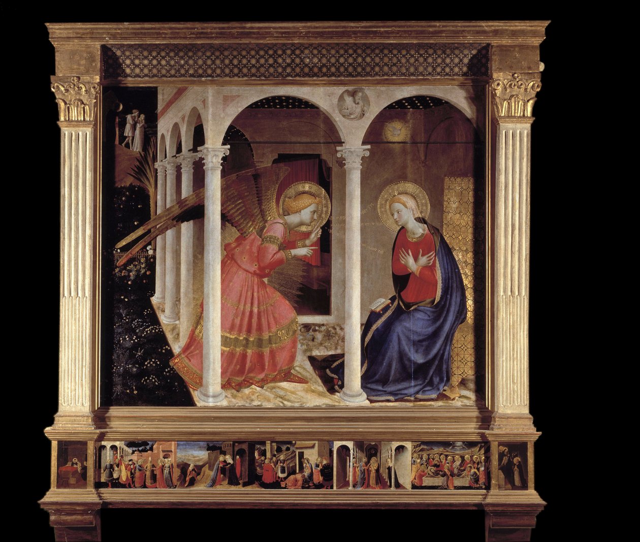 "Bebådelsen - Spade av Cortone av Fra Angelico