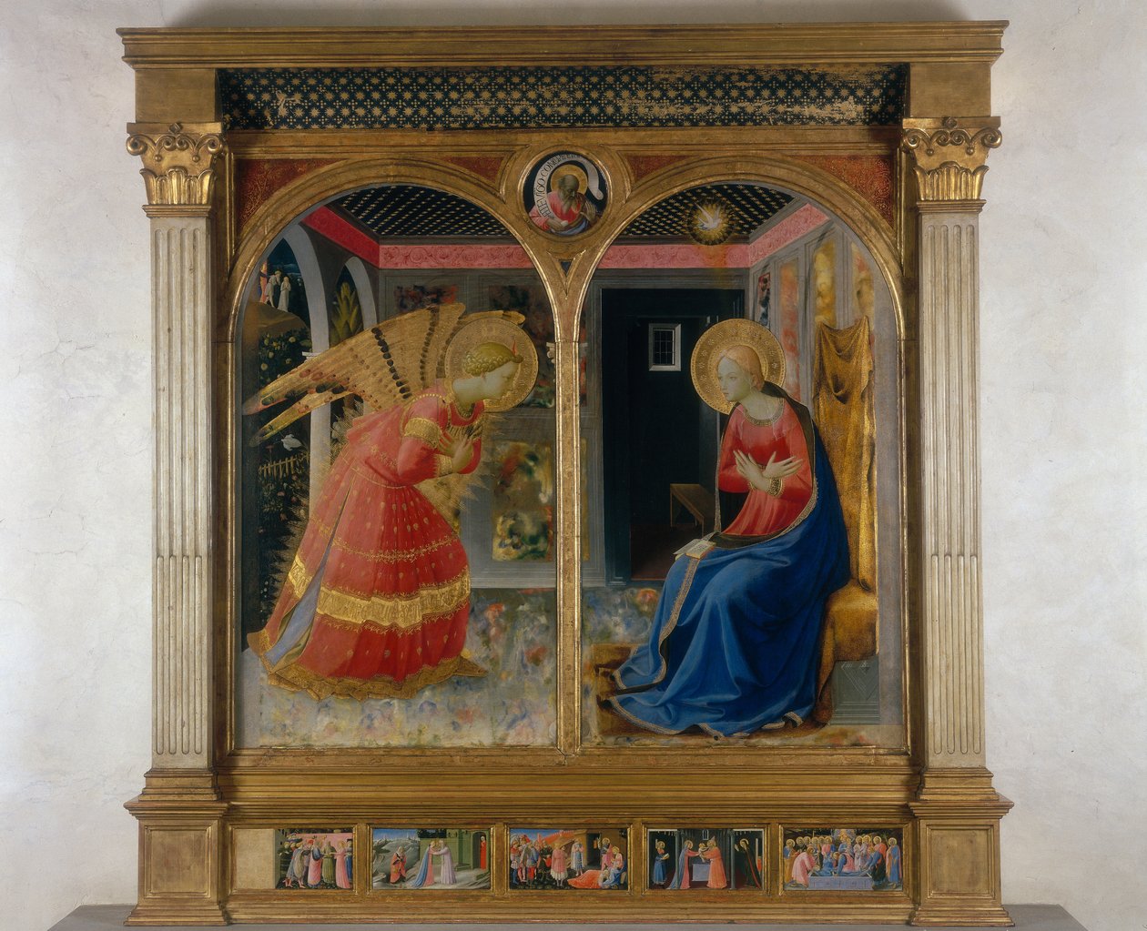 The Annunciation, c.1432 (tempera på panel) av Fra Angelico